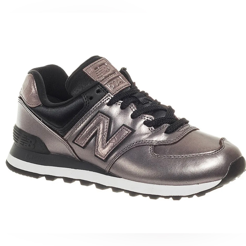 New Balance 574 Classic Metallic Sneaker Nite Tide Sz 9 Limited Edition HTF